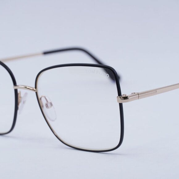 🕶️ New Tom Ford FT5613-B 002 Eyeglasses - Rose Gold/Matte Black Frame - Picture 3 of 10